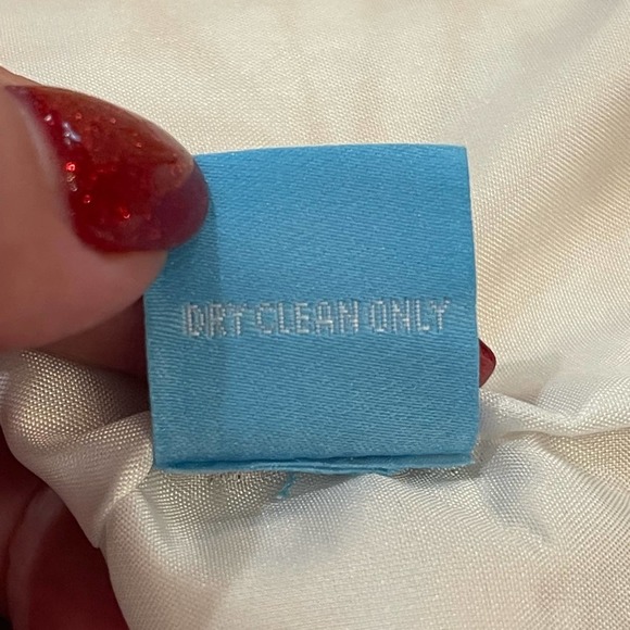 J McLaughlin Ariana Champagne Metallic Palm Leaf Dress Gold SZ 6 - Picture 11 of 12